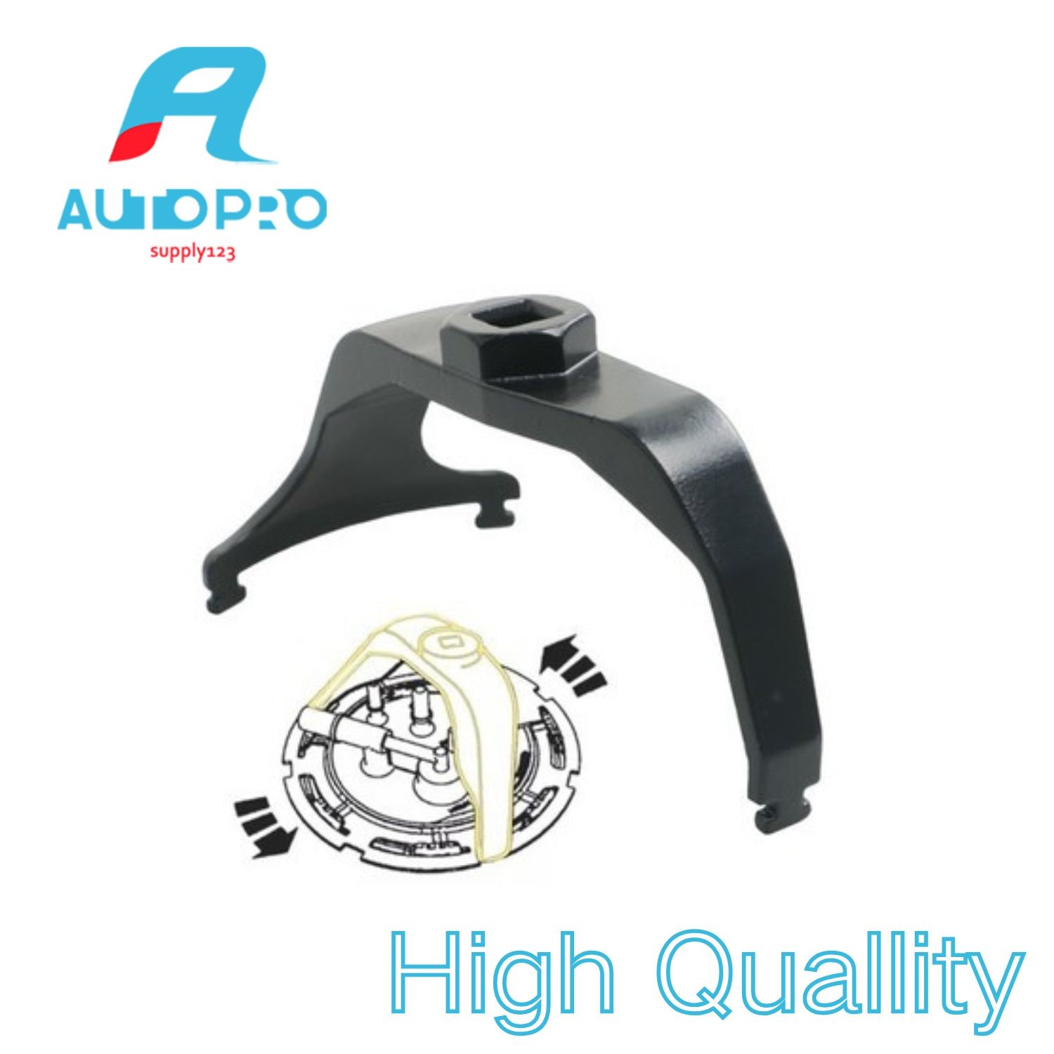 Fuel Tank Lock Ring Wrench Fuel Pump Sender Removal Tool for Saab Nissan