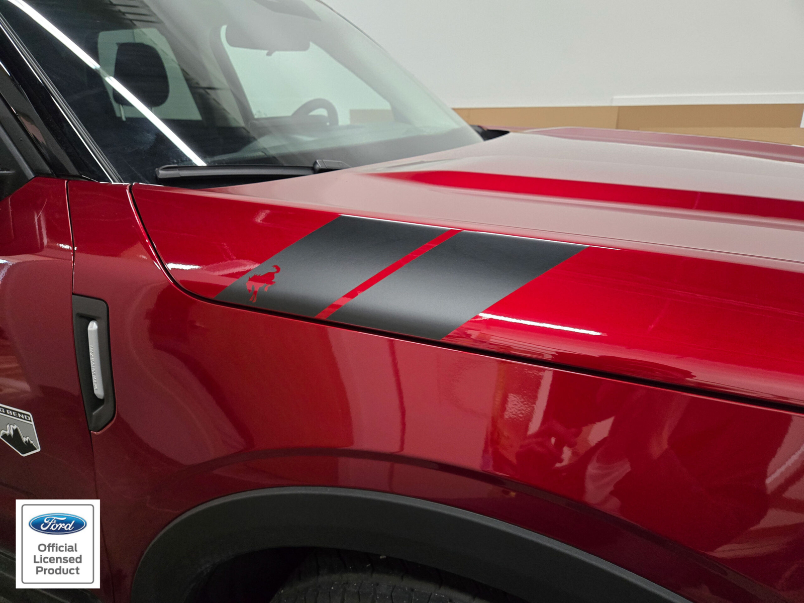 2021-2025 Ford Bronco Sport Pony Hash Stripes – Vinyl Decals Stickers – Pair