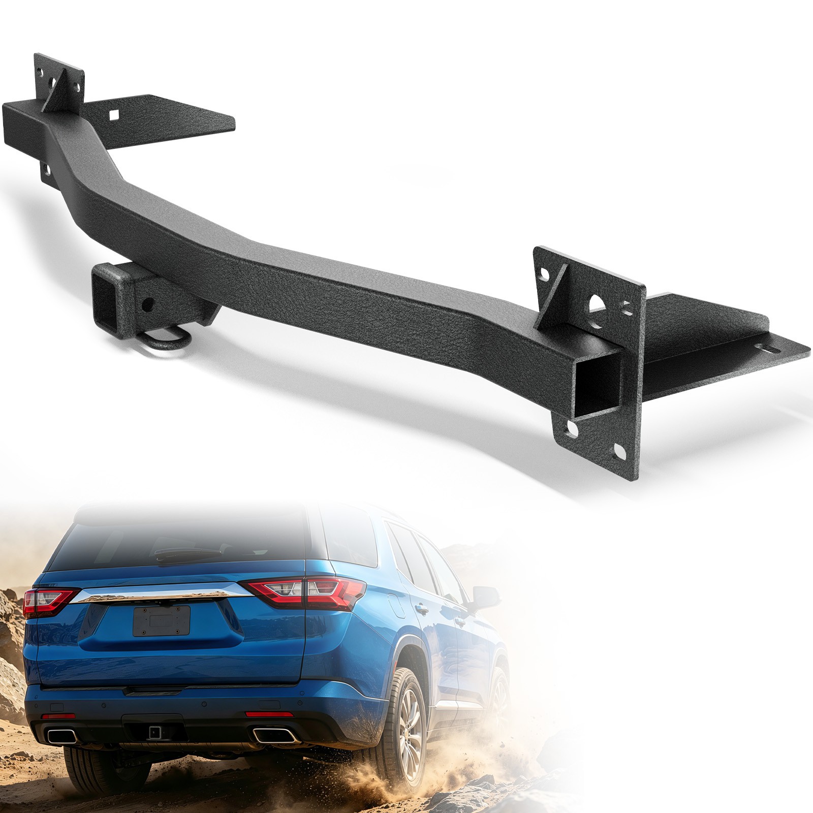 5000LBS Trailer Hitch Rear Tow For 2018-2026 Chevrolet Traverse 2 inch Receiver