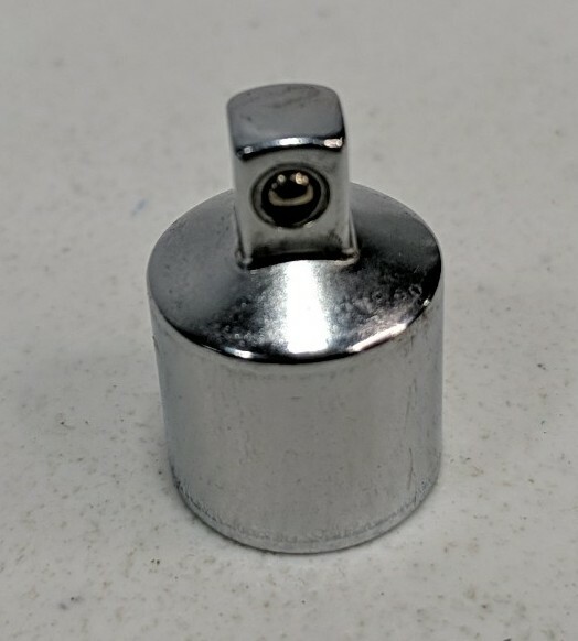 NOS UNMARKED Decrease Size Drive Adapter 3/8″ F Drive To 1/4″ M Drive (Chromed)