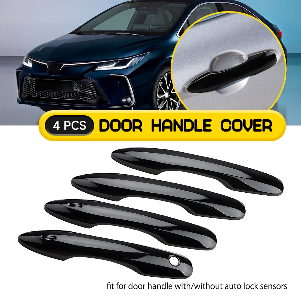 Car Exterior Door Handle Cover Trim 4pcs For Toyota Camry Corolla 2018-2024 2025