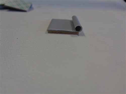 CABLE J CLIP PLASTIC GRAY SELF ADHESIVE SET OF (100) MARINE BOAT