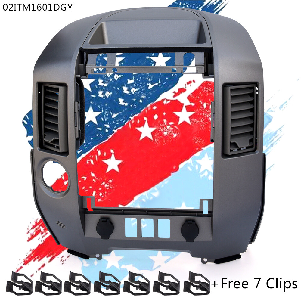 Fit For 2004-06 Nissan Titan XE SE Armada SE Instrument Finisher Bezel Dash Trim