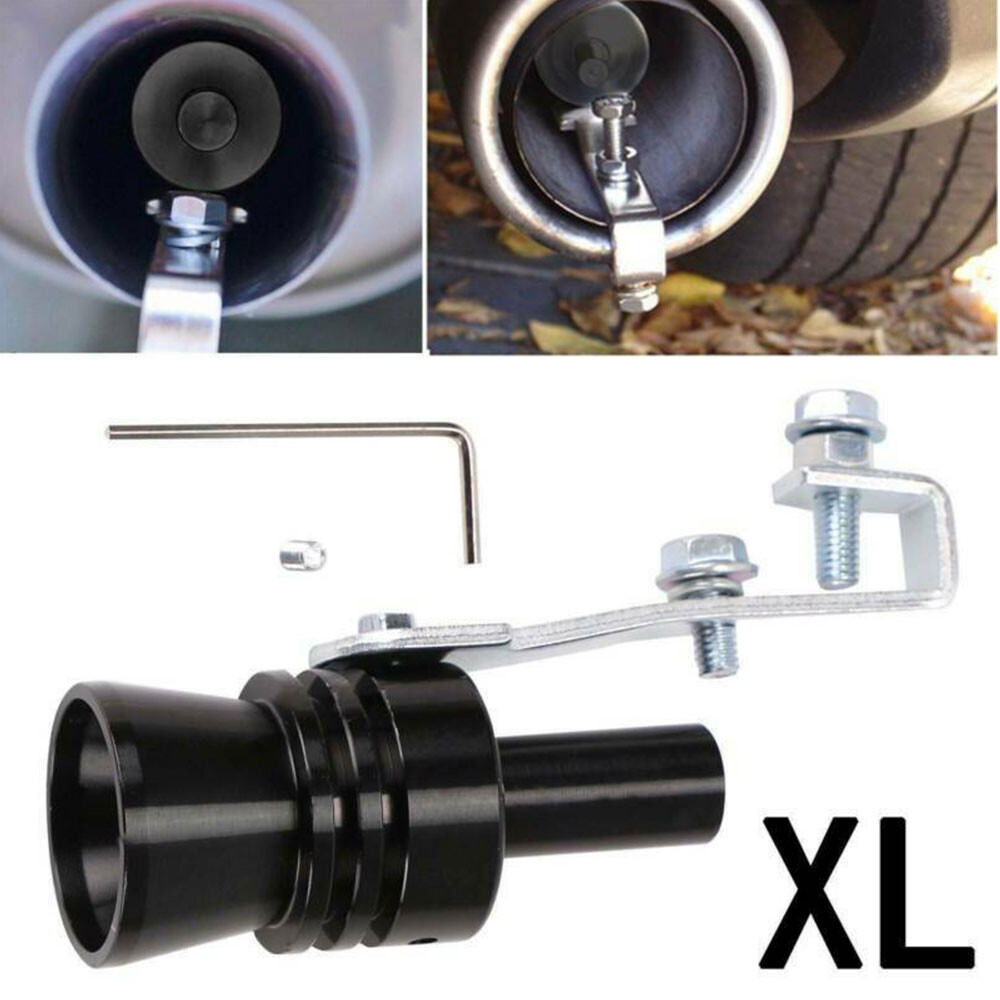 Turbo Sound Whistle Simulator Muffler Tip Blow Valve Off Noise Car Accessories