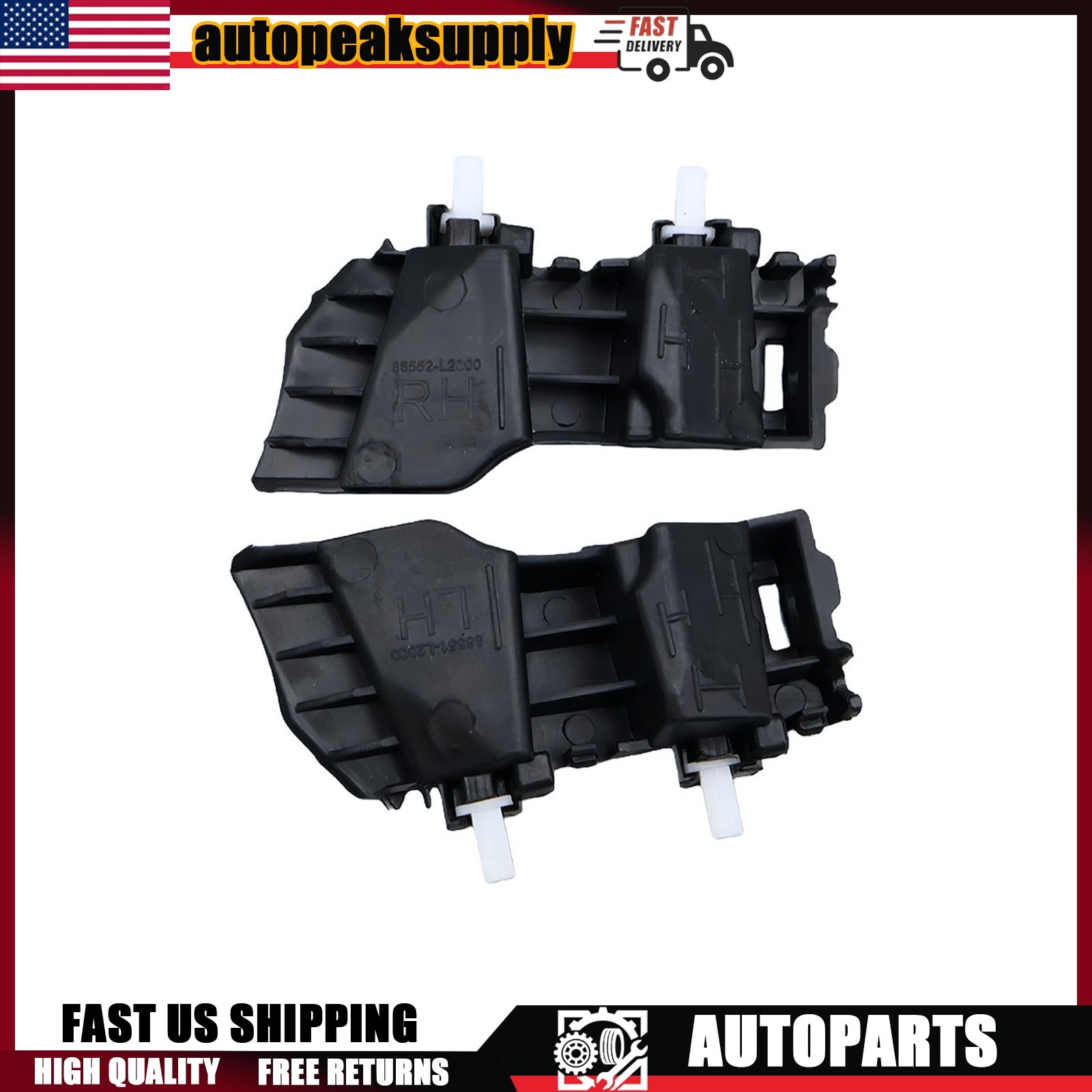 Bumper Bracket Front Left Right Side Fit For 2021-2024 Kia K5