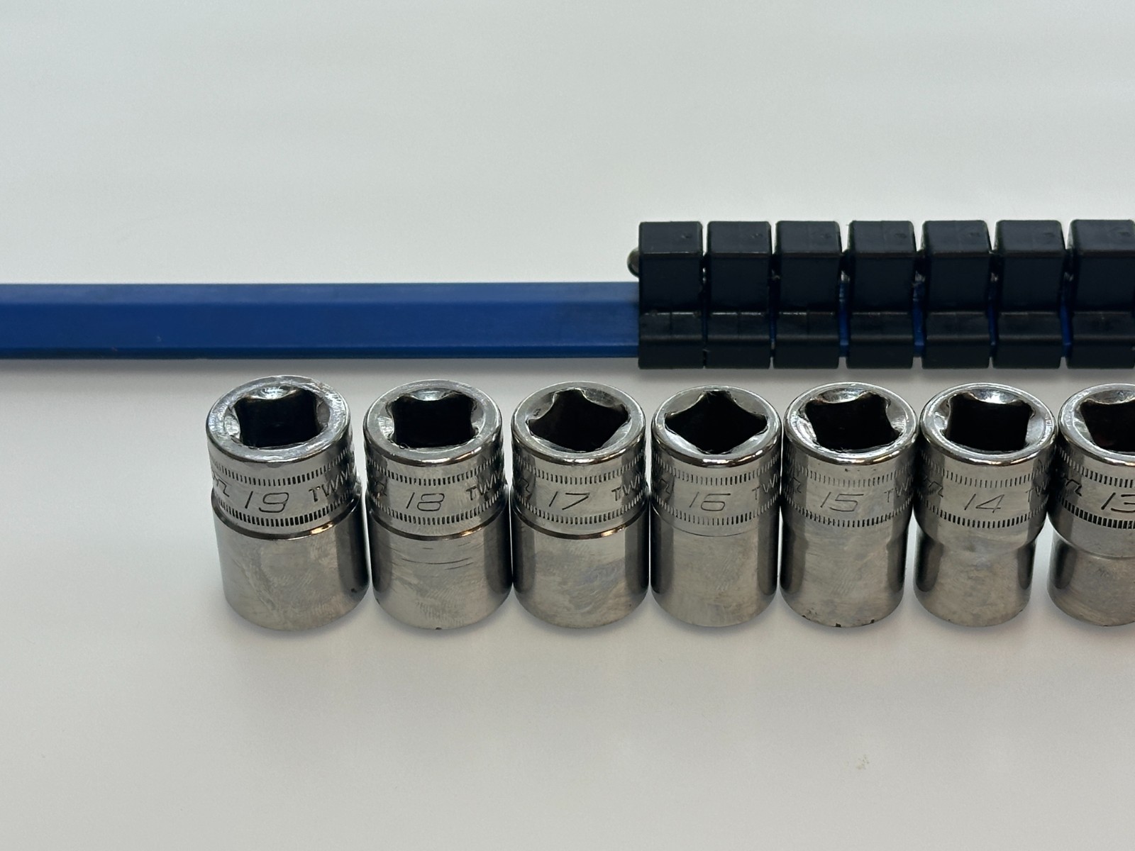 🇺🇸 Snap-on 310TWMYA 10pc 1/2” Drive 6 Point Shallow Metric Socket Set, 10-19mm