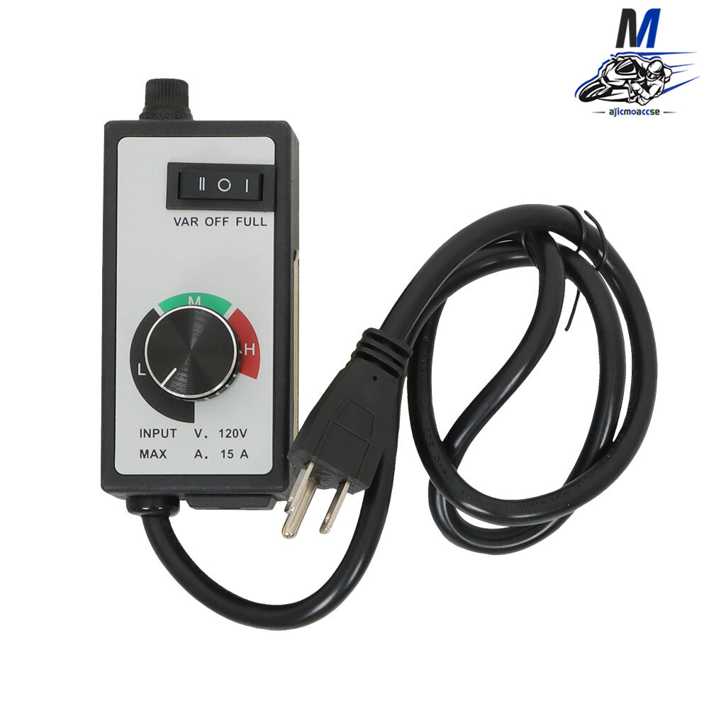 Variable Speed Controller For Router Fan Electric Motor Rheostat 120V Adjuster