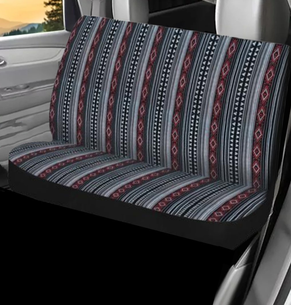 Saddle Blanket Bench Full Size Seat Cover for Chevrolet Ford Dodge Pickup Truck