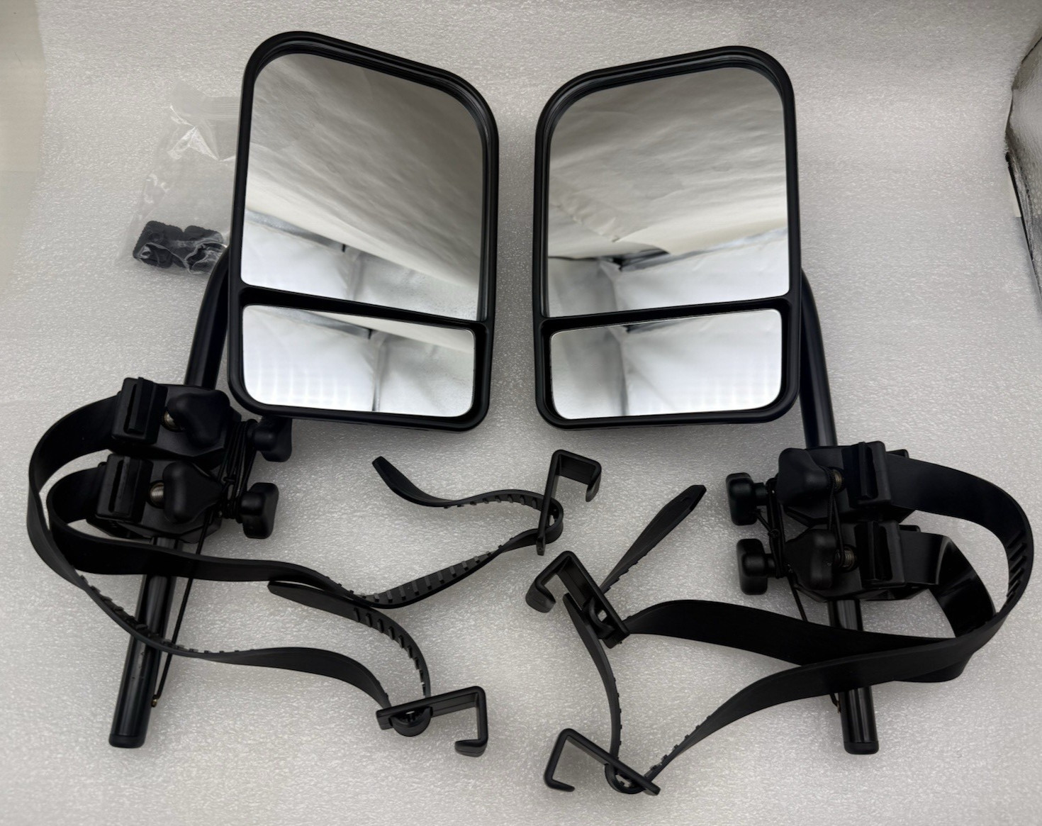 Clip On Towing Mirrors Extensions, 360 Degree Adjustable Rotation Mirror *READ..