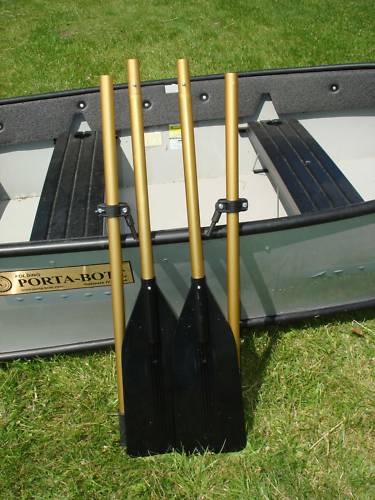BOAT OARS WITH OAR LOCKS, NEW Breakdown 6 1/2′ (free shipping) MADE IN USA