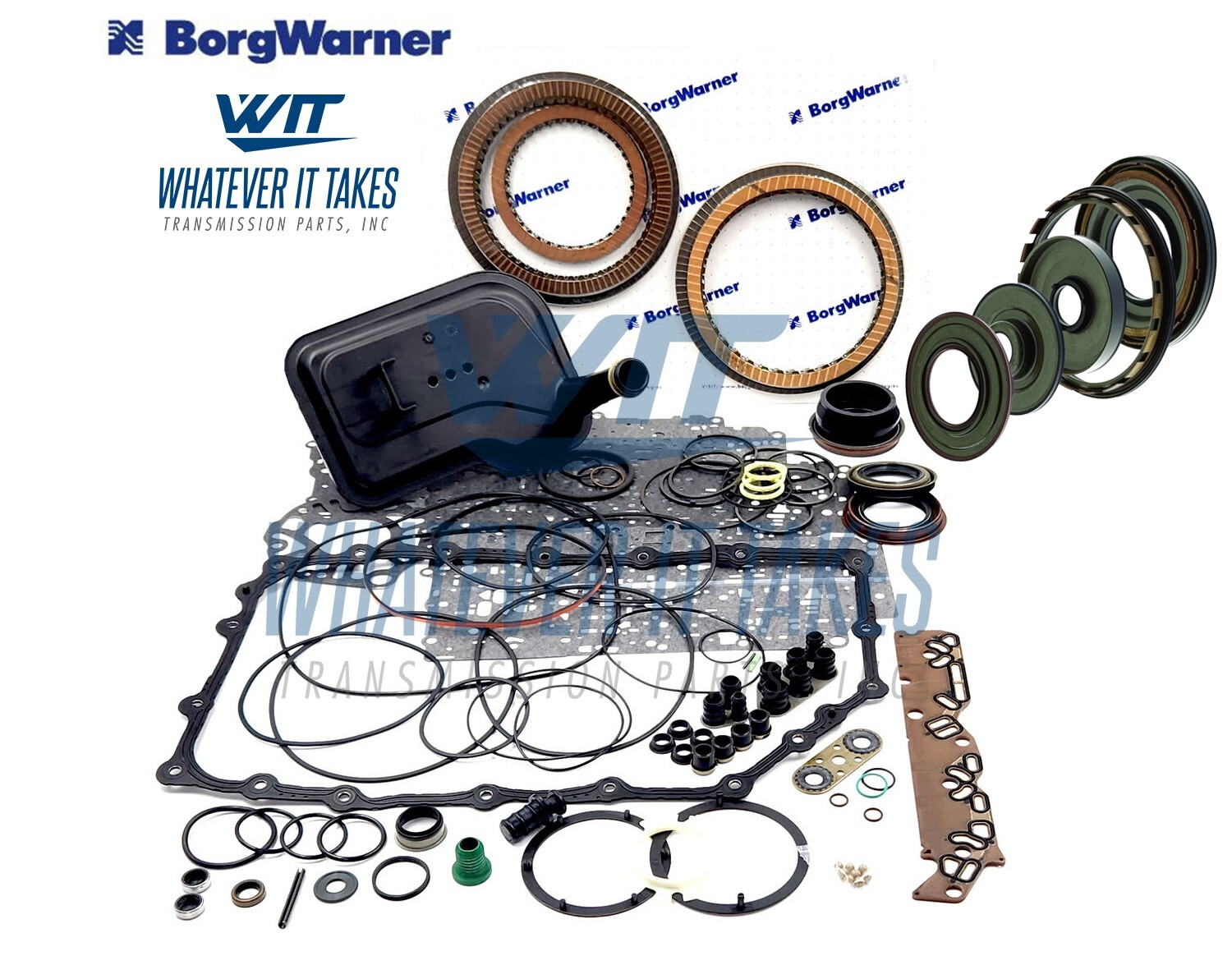 6L80 Transmissi​on Banner Rebuild Kit W/ BorgWarner Frictions & Piston 2006-Up