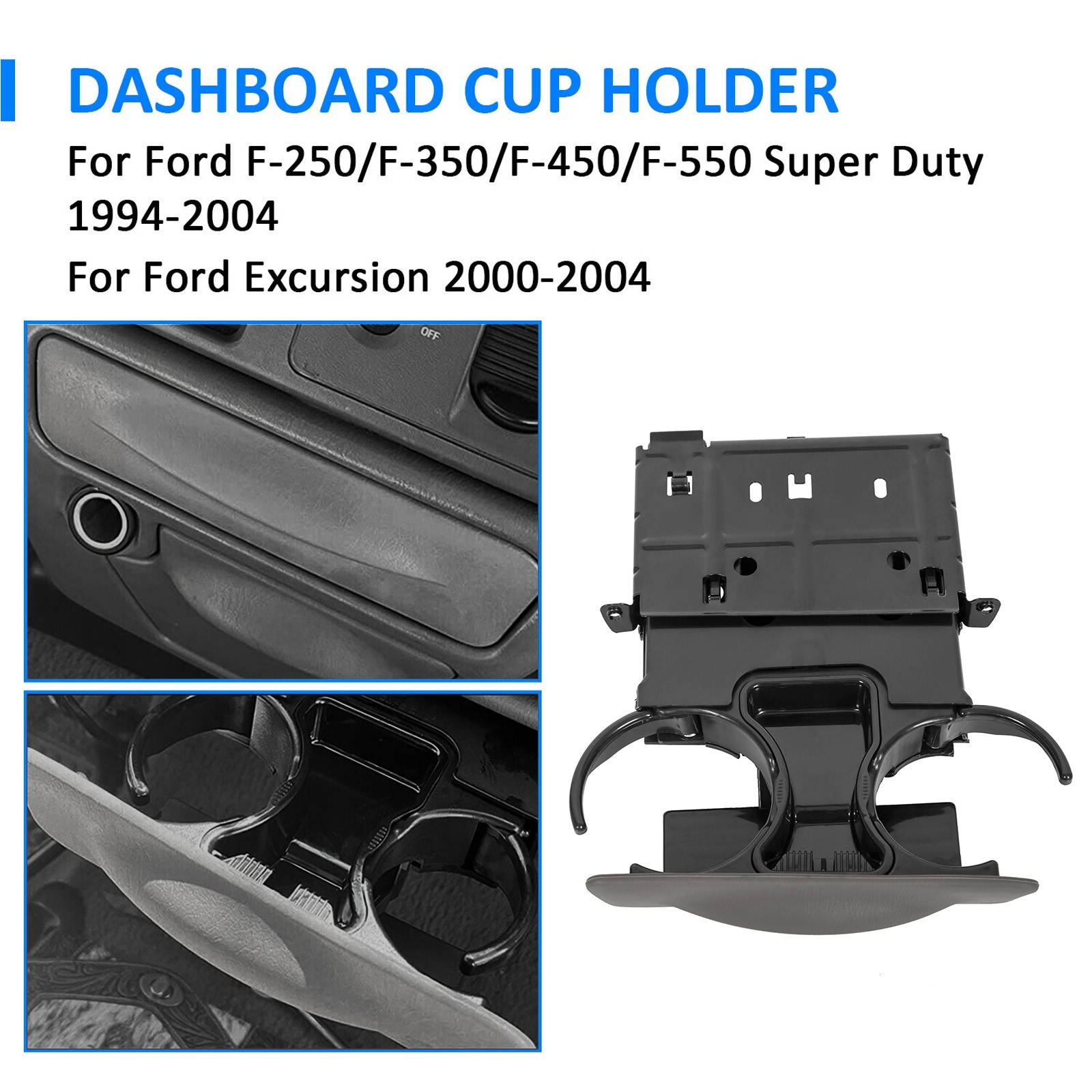 For 1999-2004 Ford Super Duty F250 F350 F450 F550 Dash Cup Holder Parchment Tan