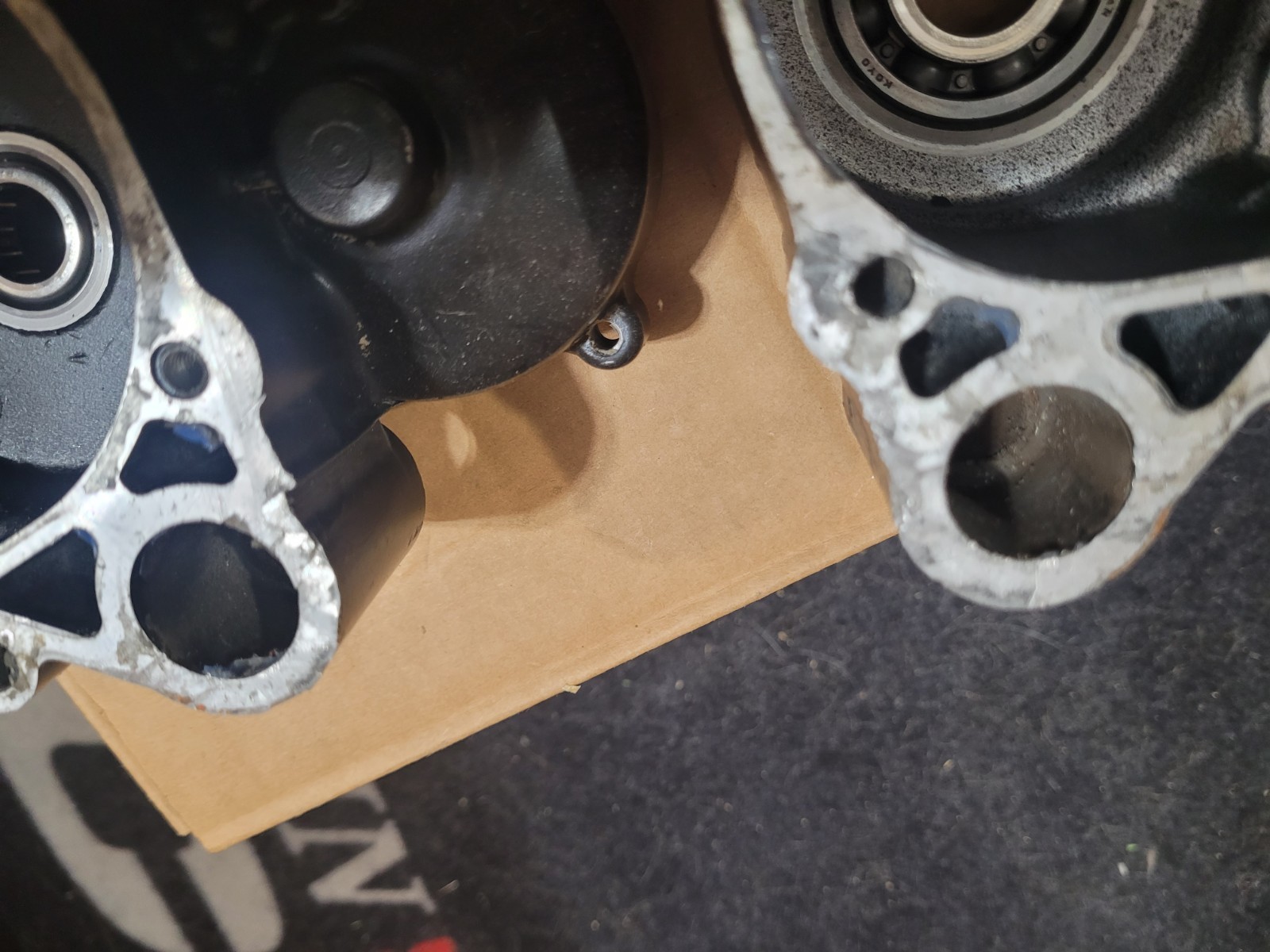1985 1986 1987 Kawasaki KX125 KX 125 Right left Crankcase Crank Case 14001-5184