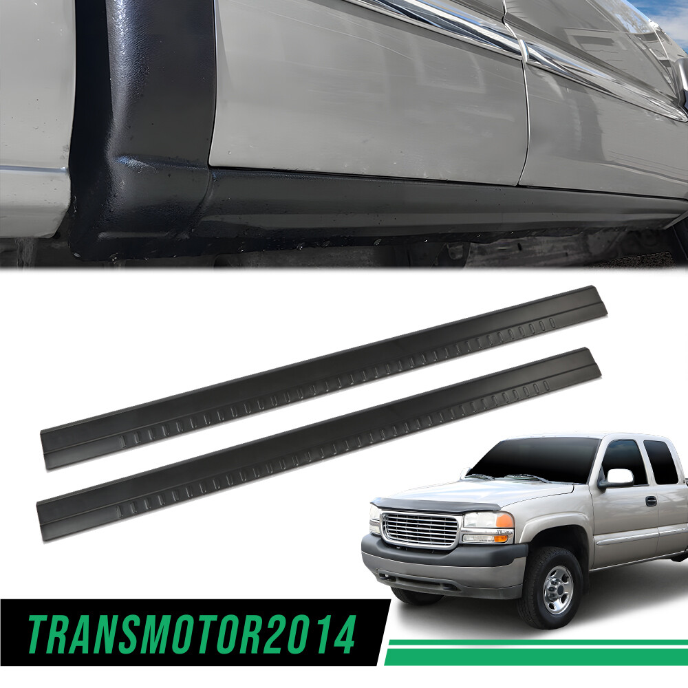 Pair Slip On Rocker Panels Covers Fit For 1999-06 Chevy Silverado and More 99724