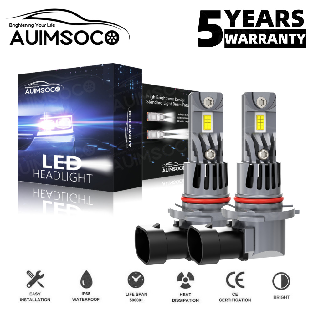 9012 HIR2 LED Headlight Super Bright Bulbs Kit 6500K White 40000LM High Low Beam