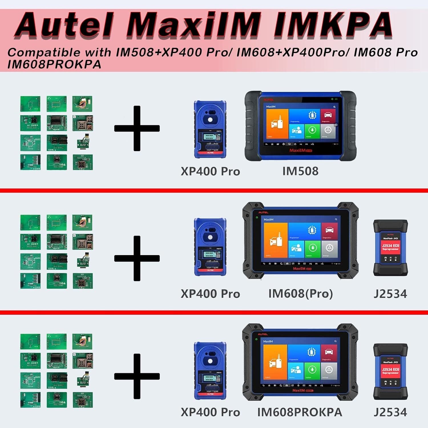 Autel IMKPA MaxiIM Expanded Key Programming Adapter Kit for IM608PRO IM508 IM608