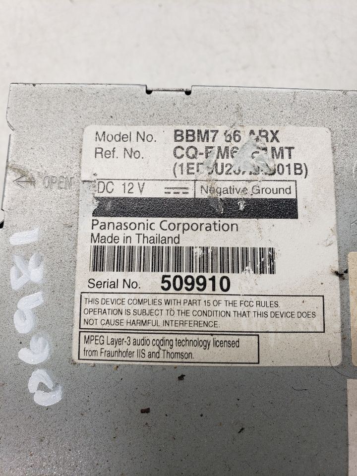 2011 Mazda Mazda3 Radio Tuner And Receiver MP3 AM FM CD OEM 1450324