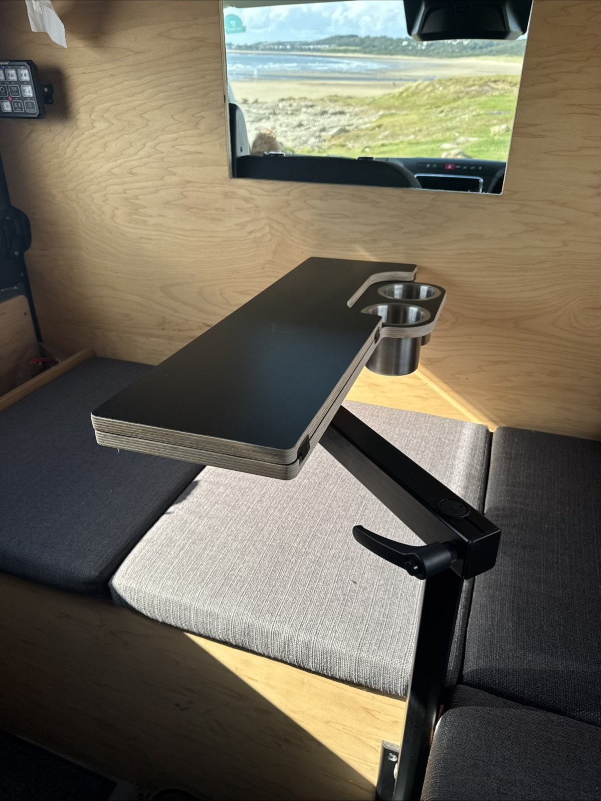 RV Van CamperVan MotorHome Birch Folding Swivel Table Top For RV Table Leg