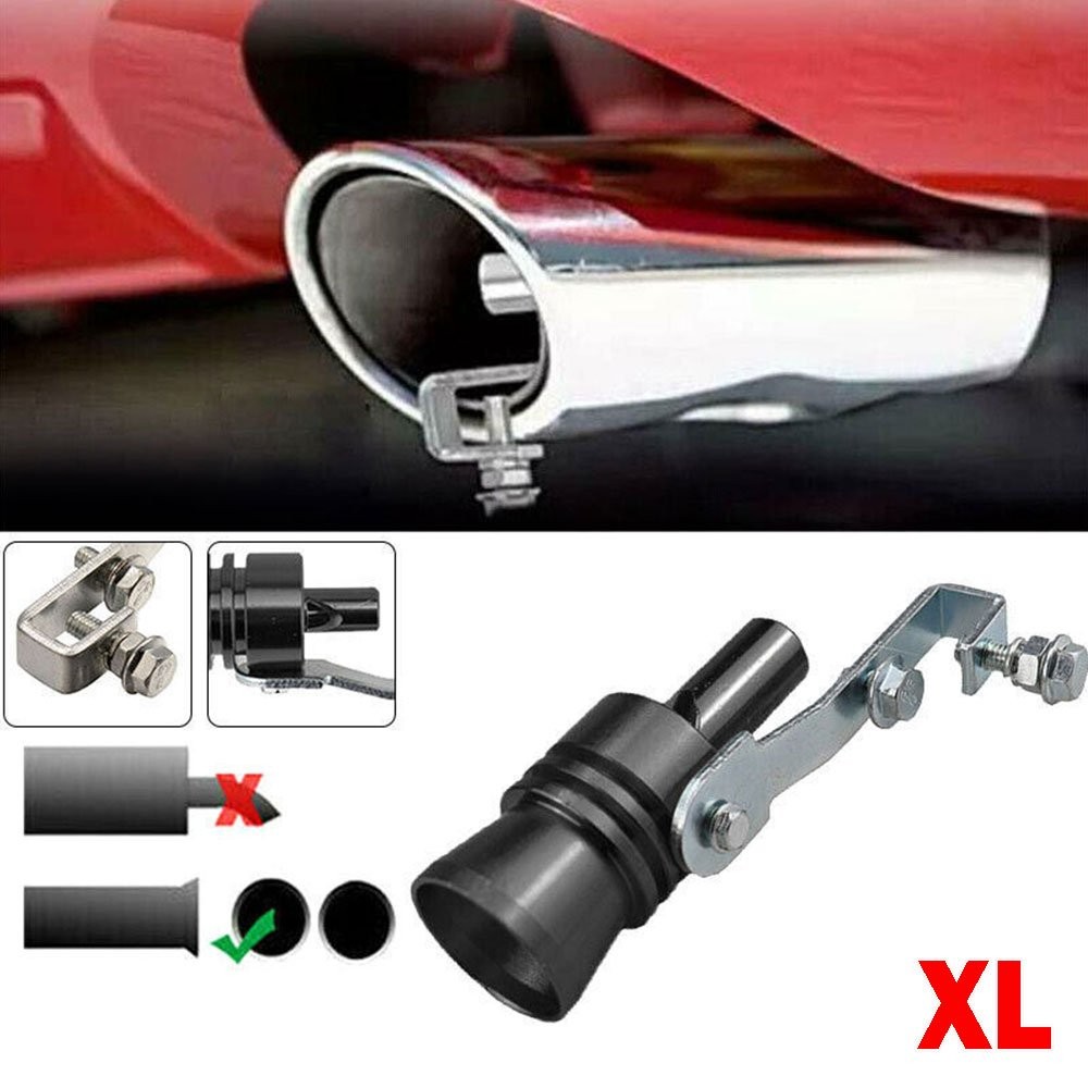 XL Sound Turbo Whistle Muffler Exhaust Pipe RV Simulator Whistler Auto Car Truck