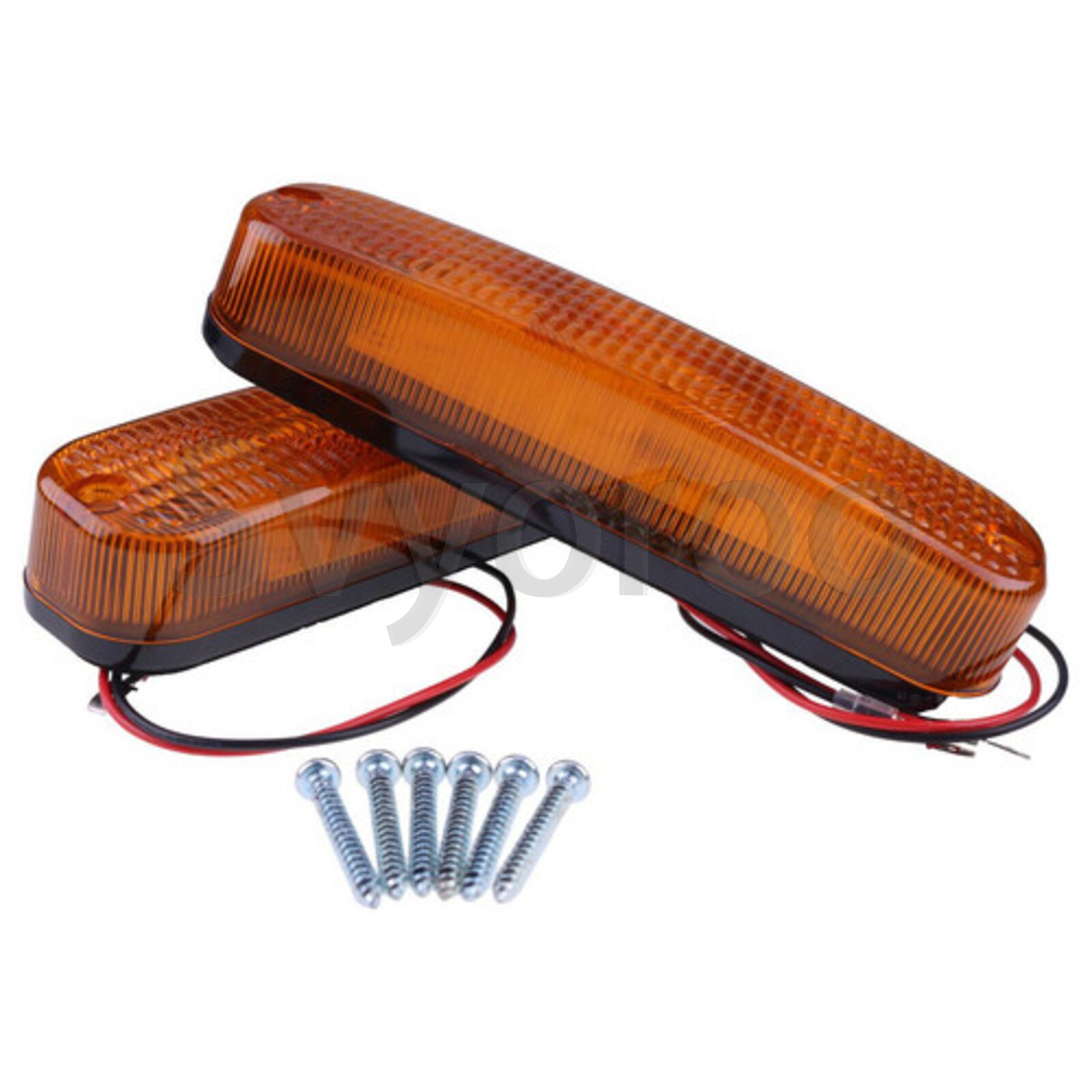 (2) LED Amber Flashing Cab Light AR60250 for John Deere 4030 4430 4040 4440 4450