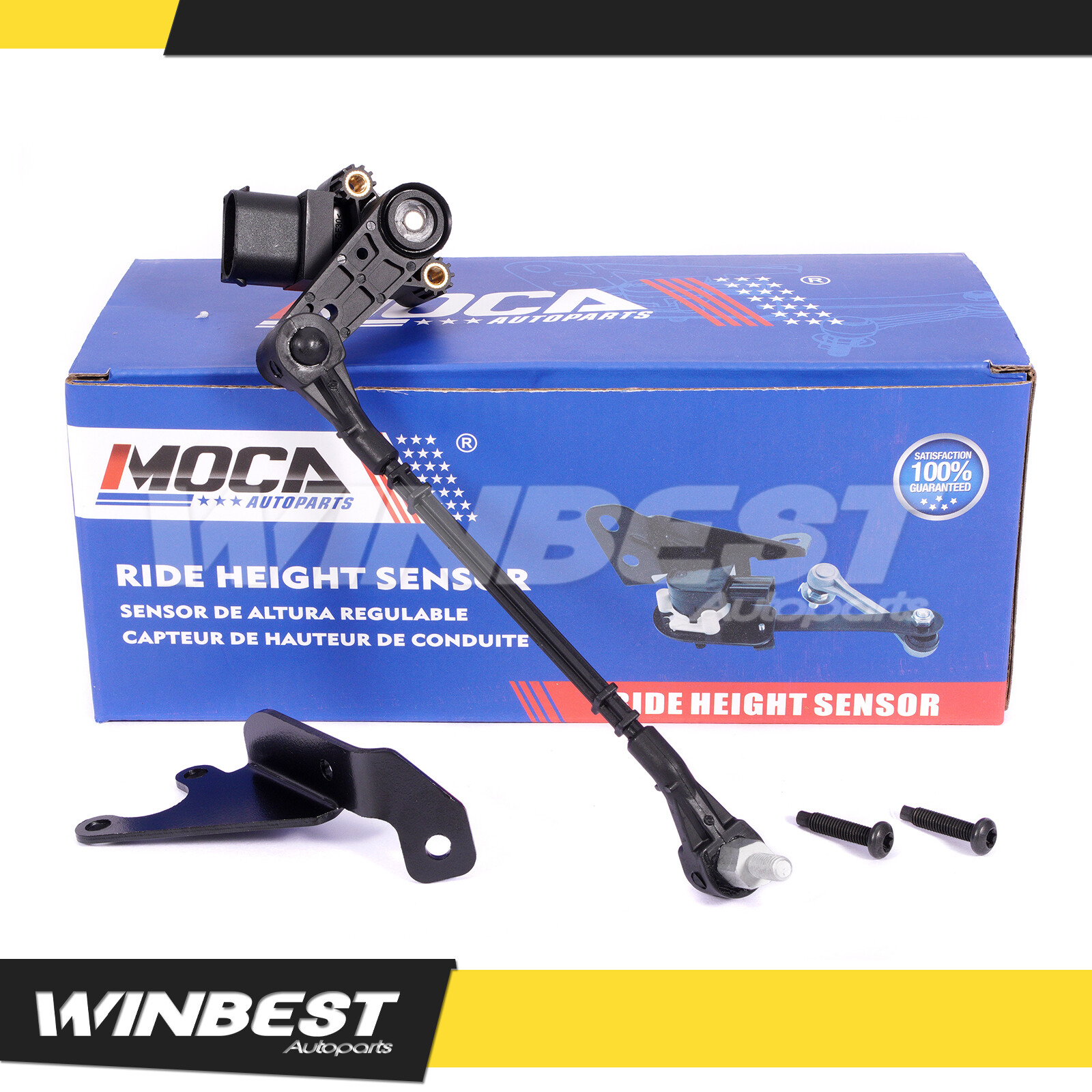 Fit 3 Pins Front Left Height Level Sensor for 03-09 Land Rover Range Rover V8