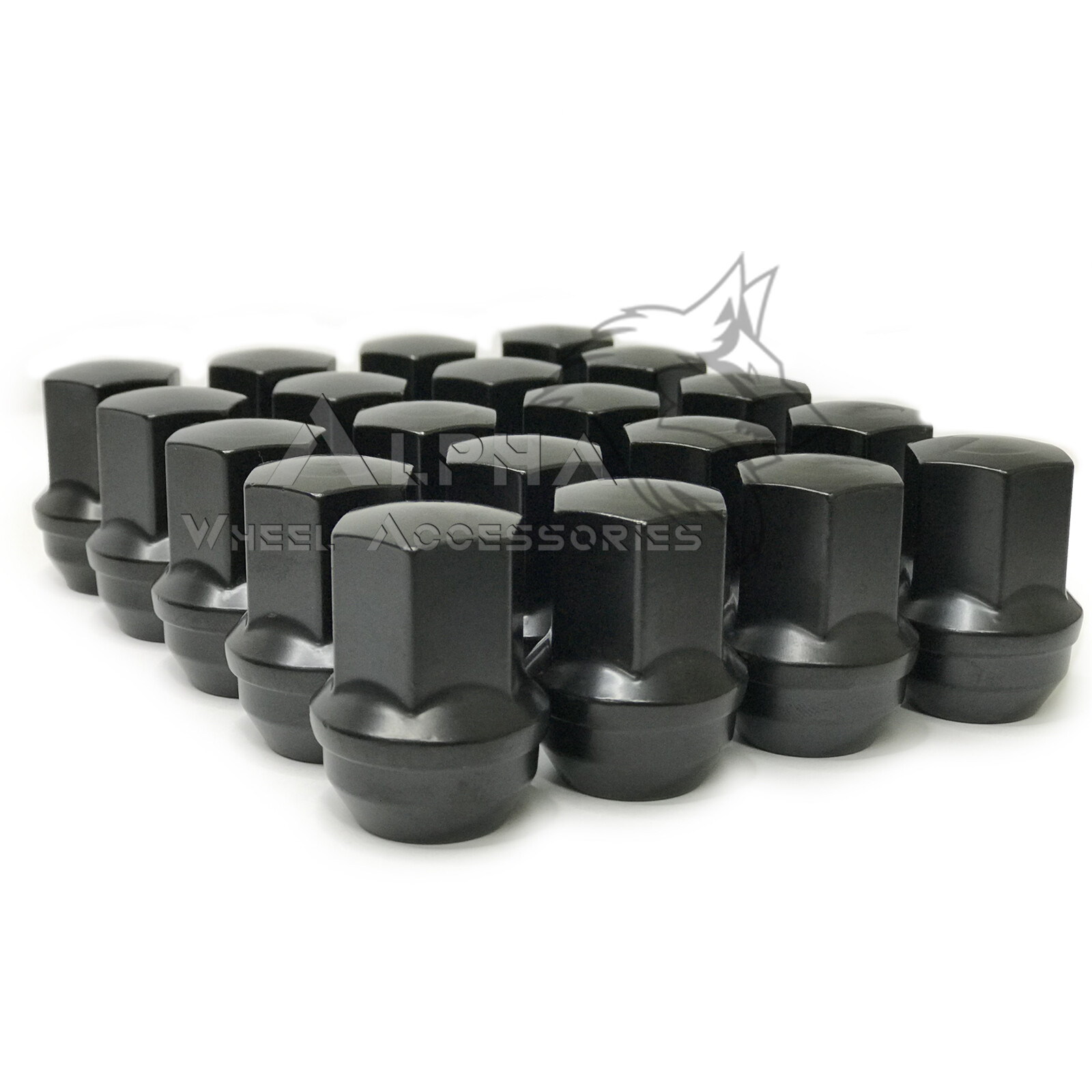 20 Black OEM Factory Style Lug Nuts M14x1.5 Fits 2011 & Newer Dodge Durango