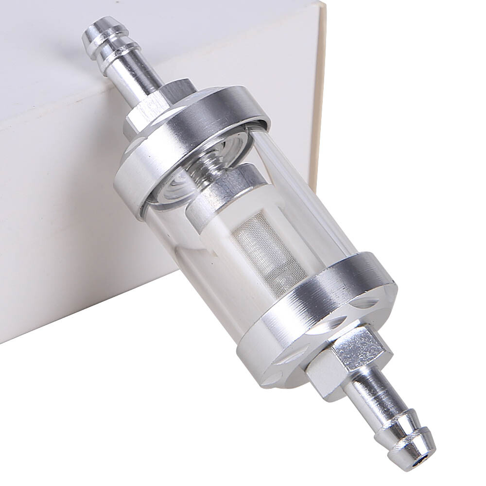 Universal Reusable Washable 5/16″ 8mm Inline Metal Gas Fuel Filter Motorcycle