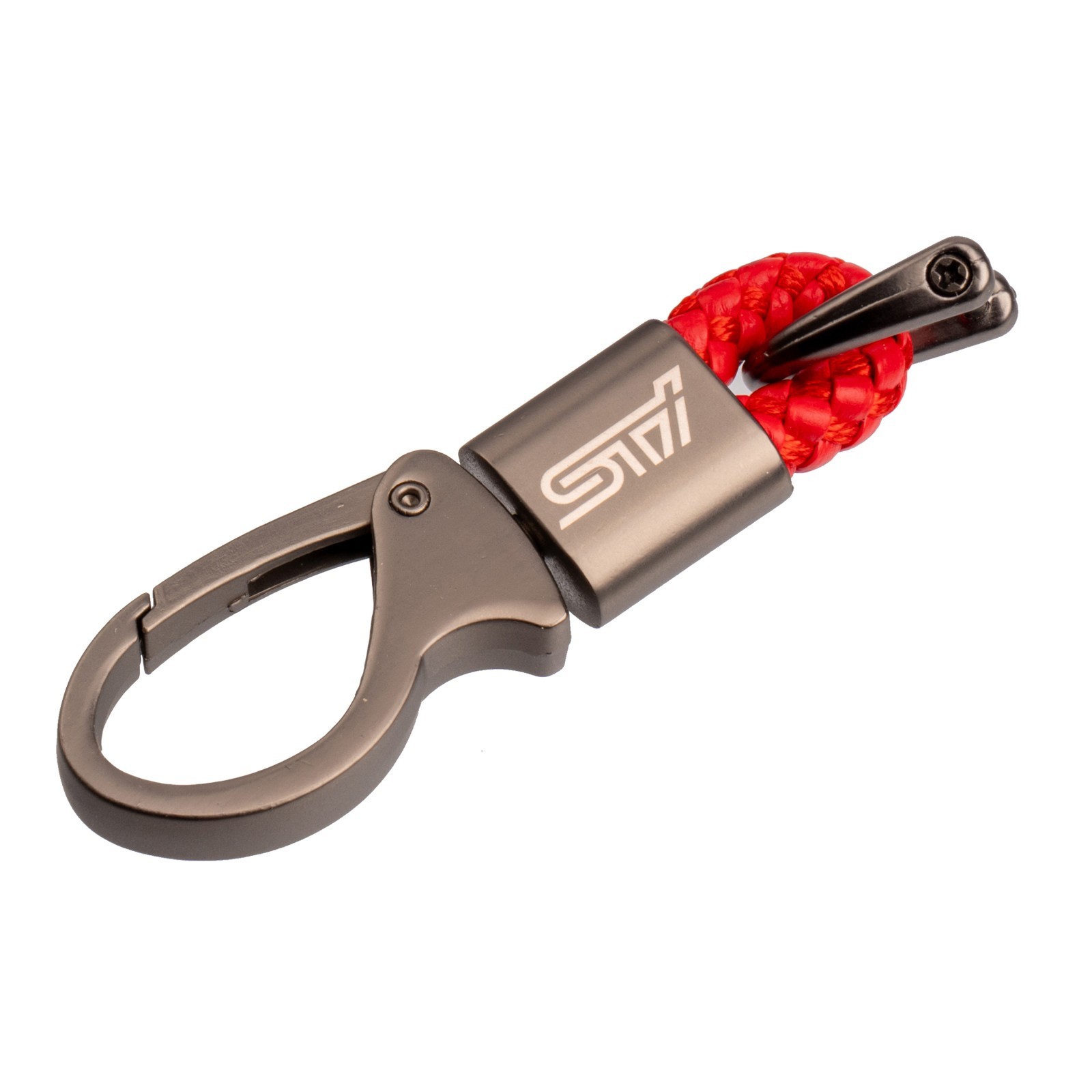 For Subaru WRX/STi Metal Keychain with Nylon Braid Accessory