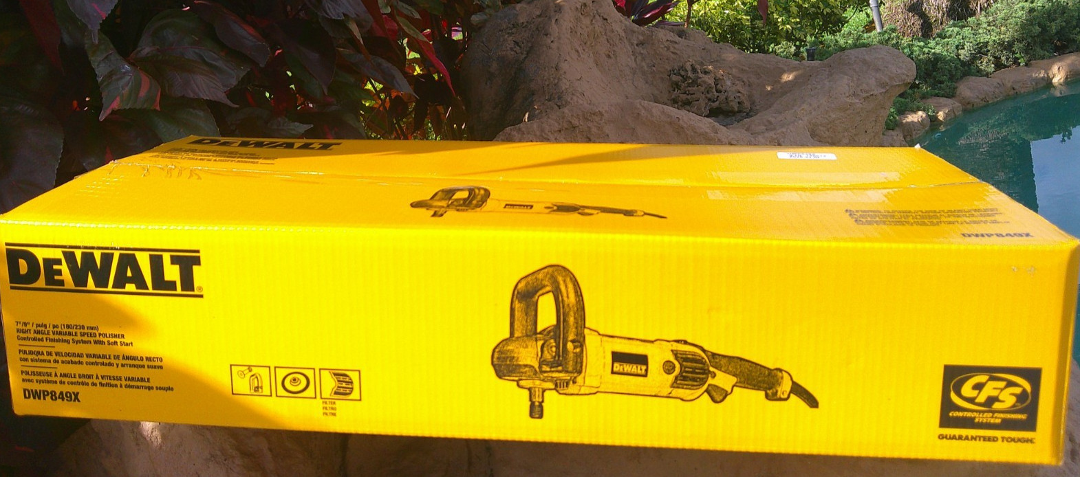 Dewalt DWP849X 7″/9″ Variable Speed Rotary Polisher, 12 Amp