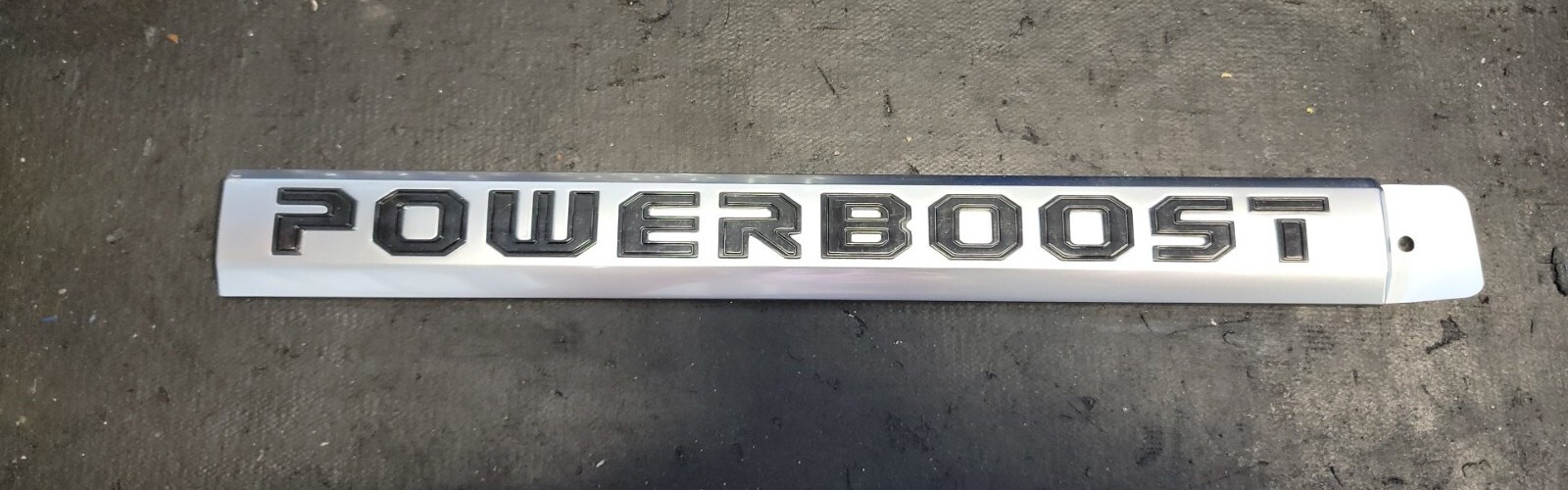 2019-2022 Ford F-150 POWERBOOST left side door 3D Latter Emblem ML3Z9942528A