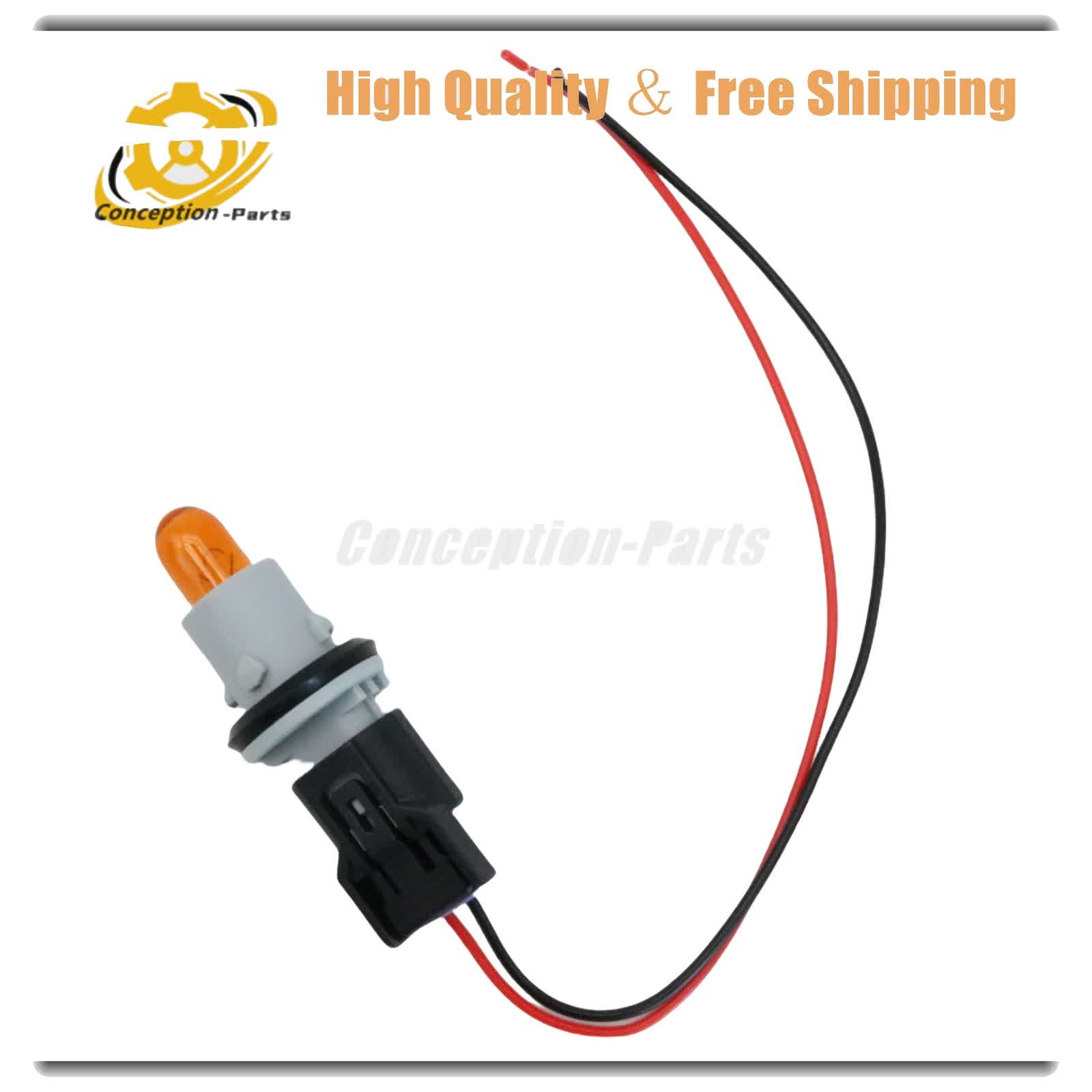For Honda & Acura 33304S5A003 Side Marker Corner Light Socket & Bulb & Connector