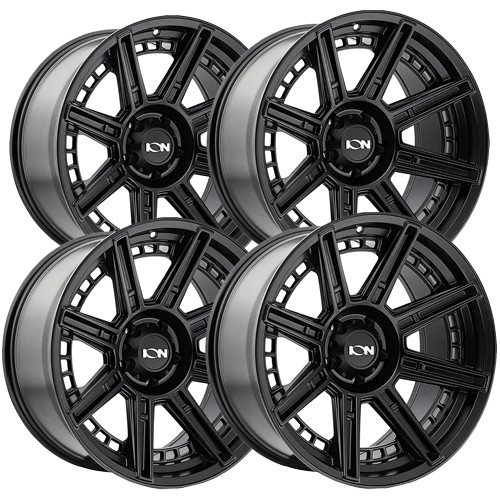 (Set of 4) Ion 149 20×9 6×135 -12mm Matte Black Wheels Rims 20″ Inch