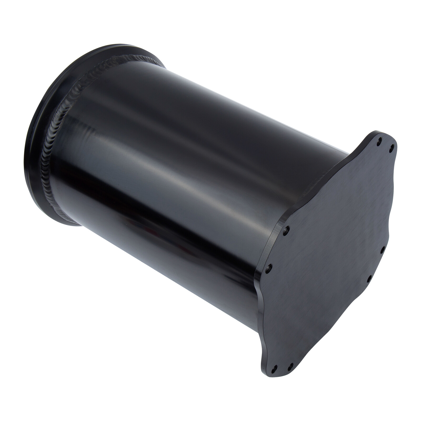 Aluminum 2.6L/2.8L 8AN Fuel Surge Tank For Single or Twin 39mm-40mm Intank Pumps