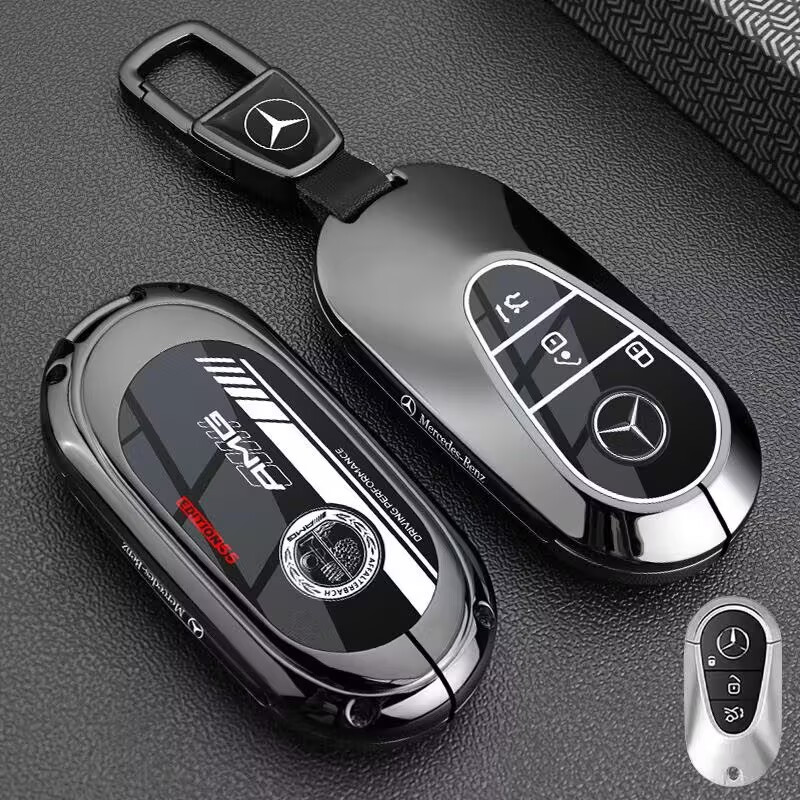 Key Protection Case Fob Cover For Mercedes-Benz C GLC AMG GLE C300 GLS E300