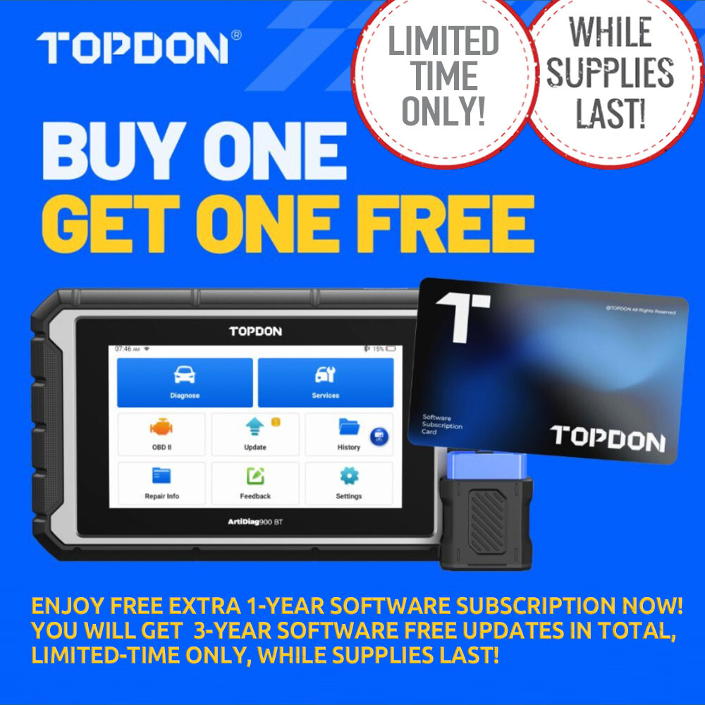 2025 TOPDON AD900BT Bidirectional Scanner Full System Diagnostic Tool ECU Coding