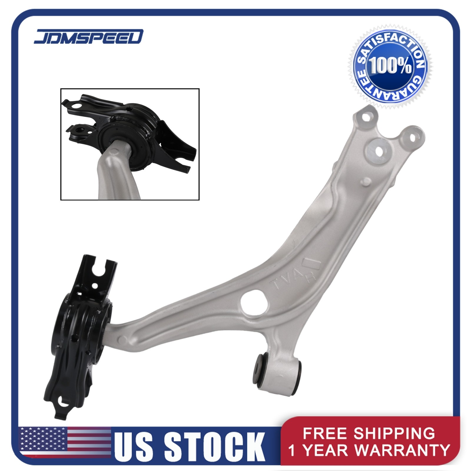 Front Right Lower Control Arm 51350-TVA-A04 Fit 2018-2021 Honda Accord 2.0L 1.5L