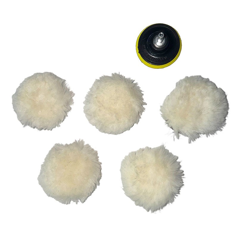 7X 3 Inch Buffing Sponge Pads New Car Polishing Waxing Kit for Drill Polisher