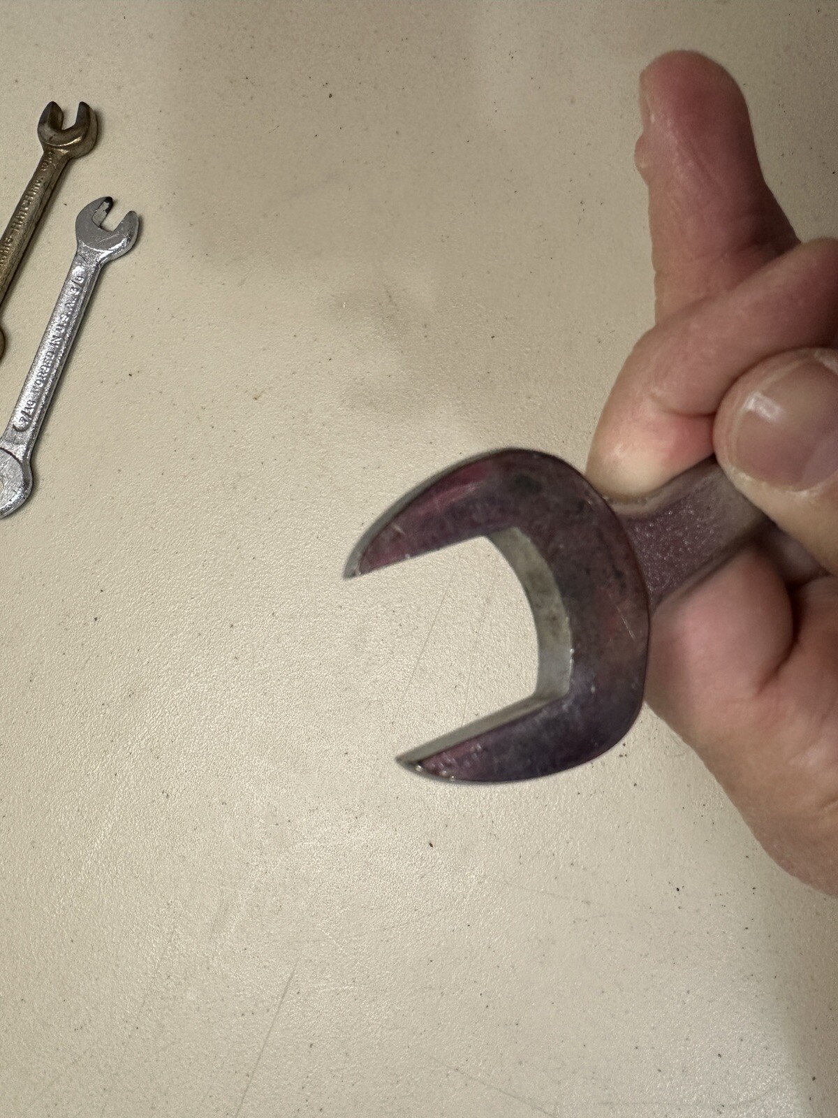 Walden Worcester 1729 5/8″ x 3/4″ Open End Wrench USA Vintage see pics!