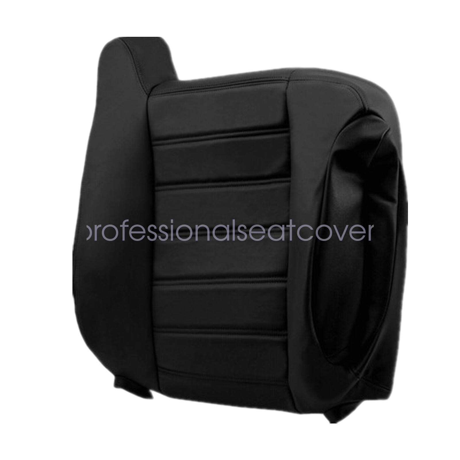 Replacement Driver & Passenger Bottom-Top Seat Cover Black For 03-07 Hummer H2