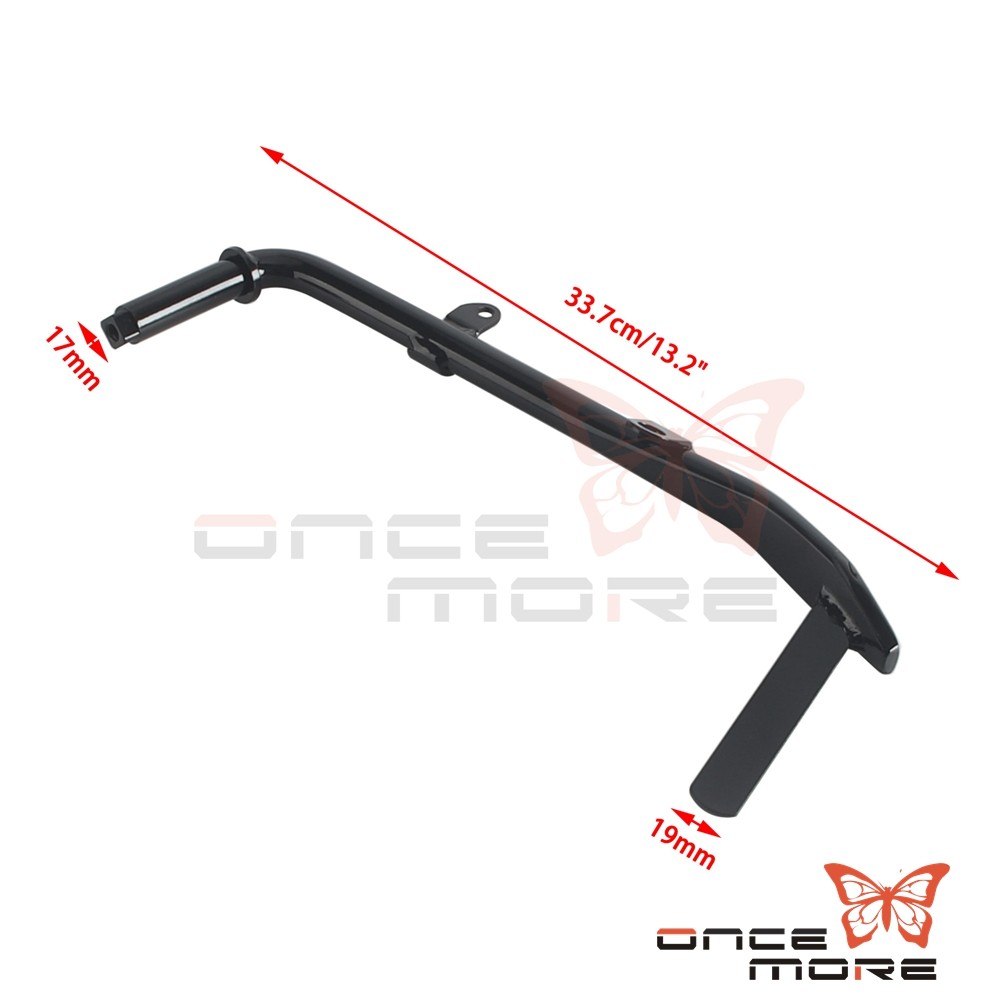 Chrome 20 Cr-Mo Steel Kickstand Side Stand For Harley Touring FLHX FLHR 2007-24