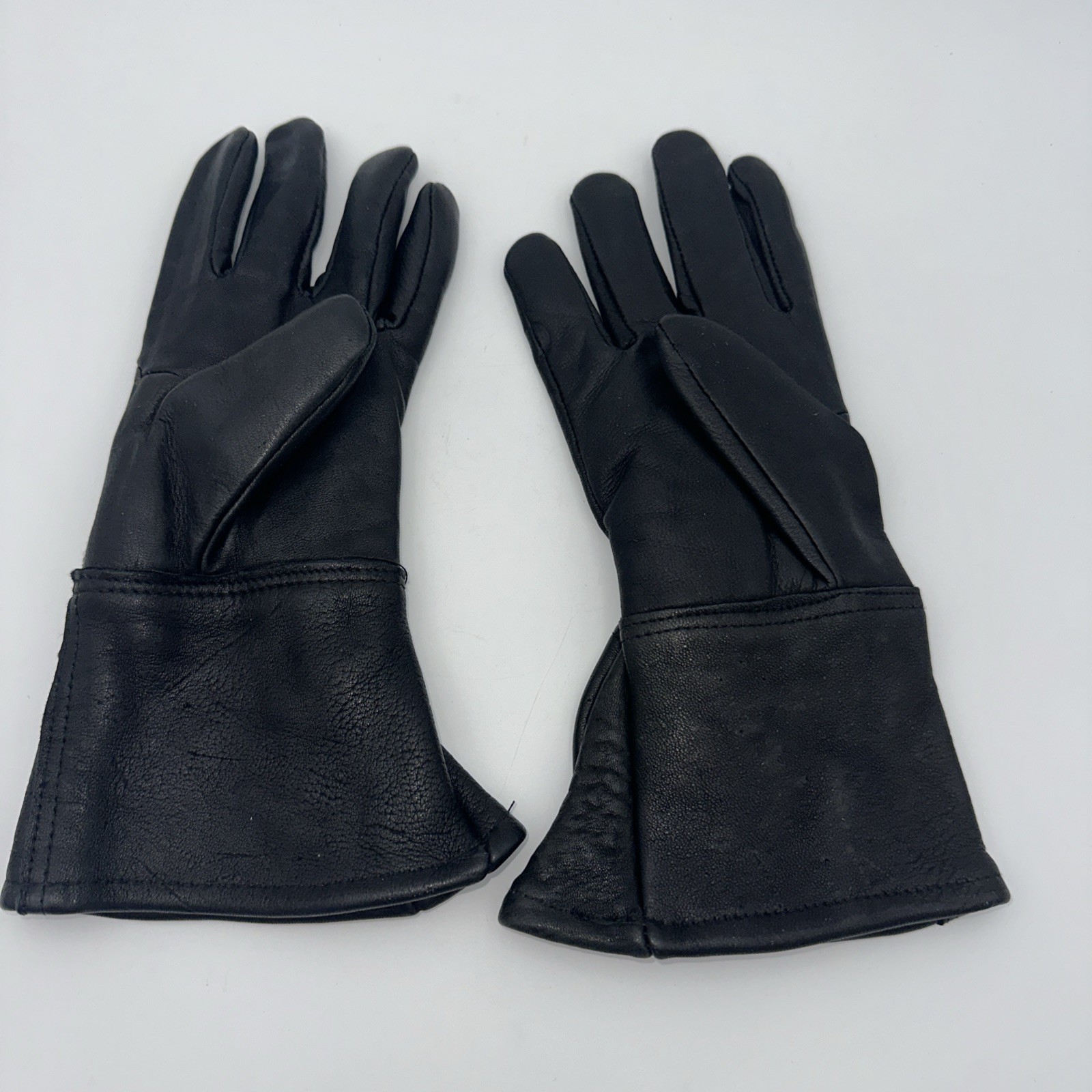 Black Leather Riding Gloves Thinsulate 40G Small Winter Insulated American Deer