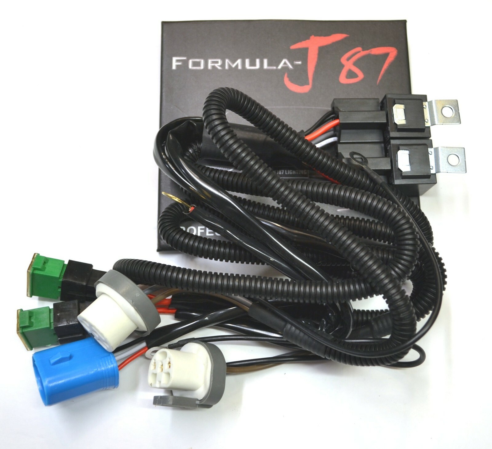 Relay Wire Harness 40A 9004 HB1 Head Light Dual Beam Ceramic Socket Bulb Plug