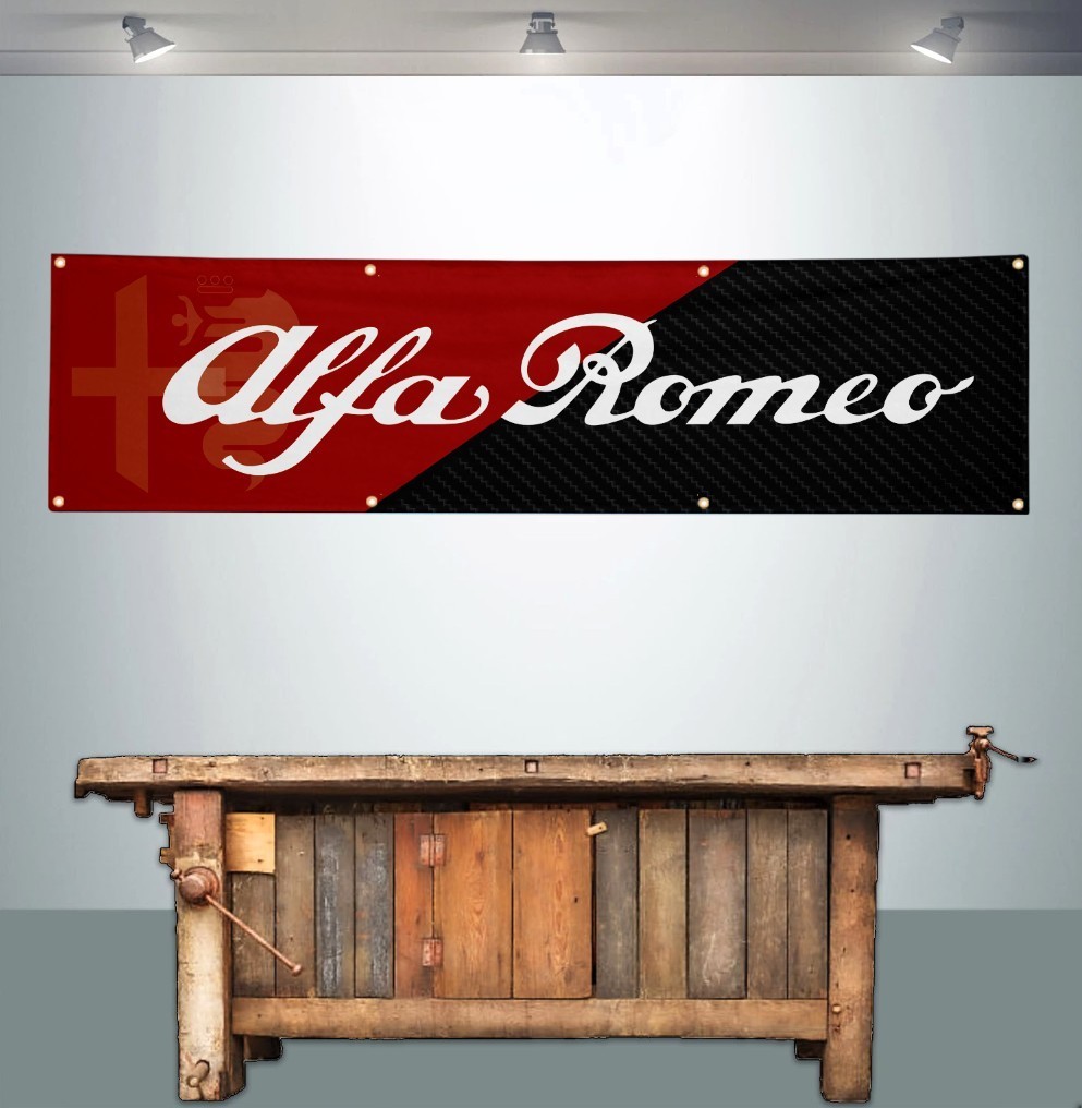 ALFA ROMEO 2′ X 8′ BANNER FLAG