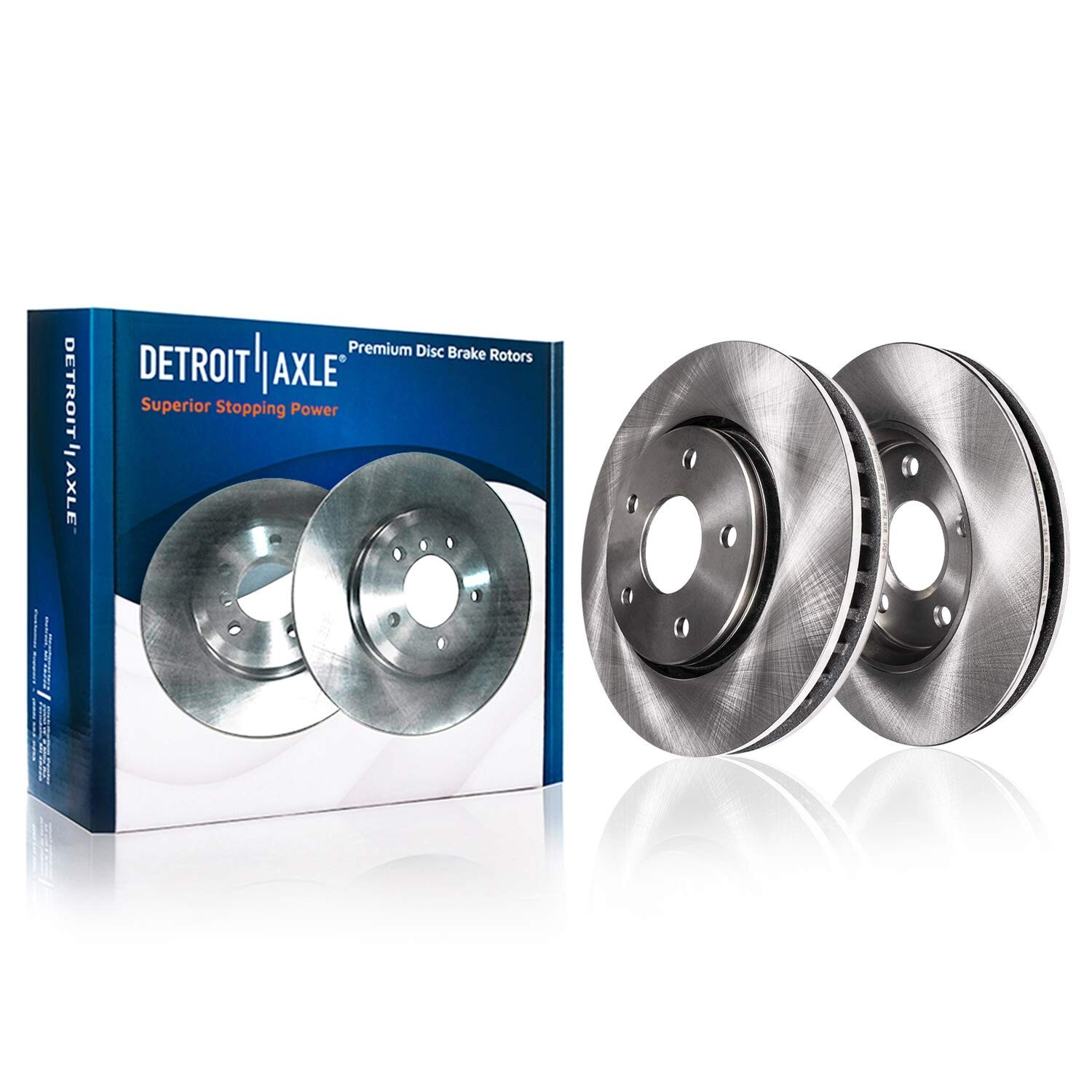 5-LUG Front Brake Rotor & Ceramic Pad for 2005 – 2014 2015 Toyota Tacoma Truck