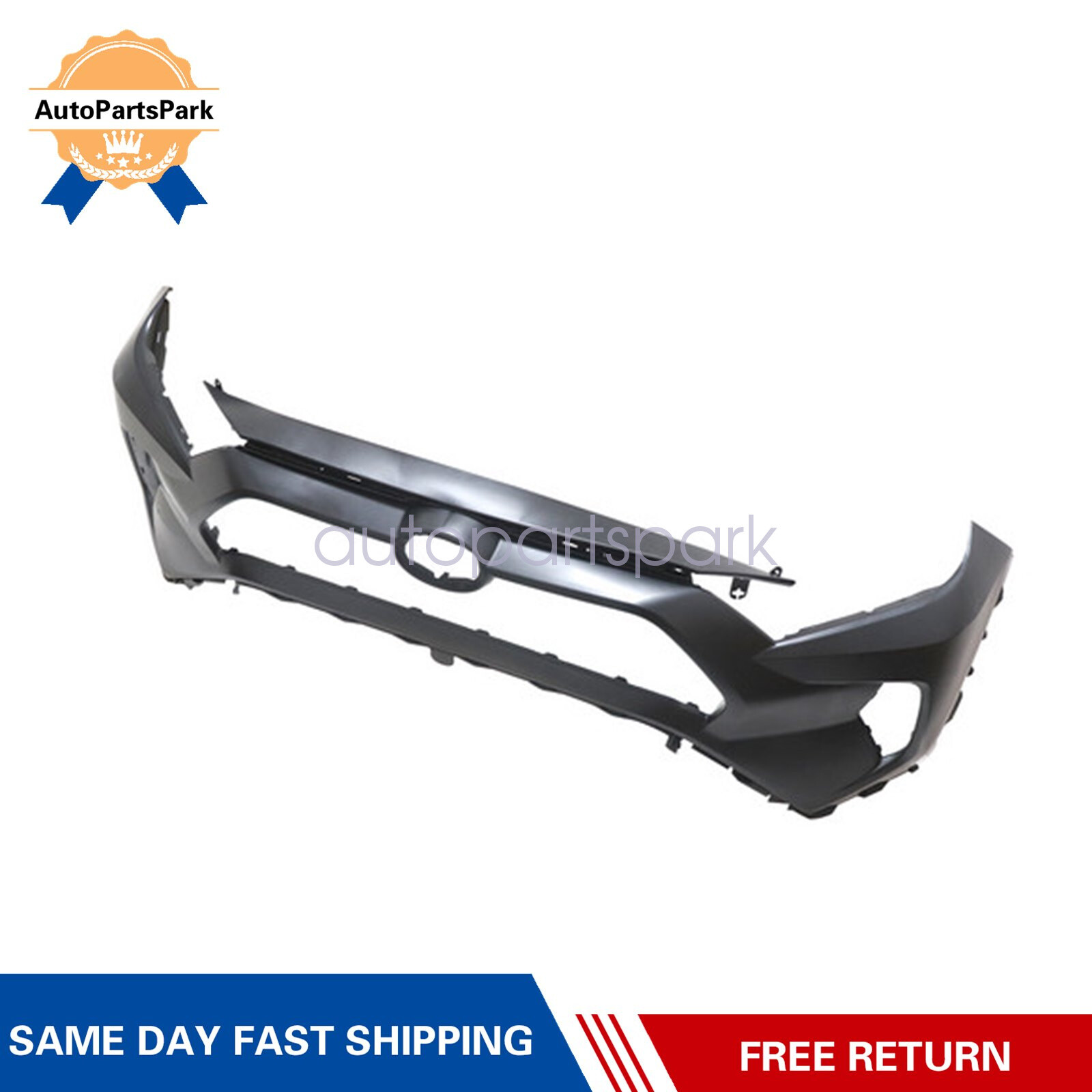 Front Bumper Cover Black 52119-0R919 For Toyota RAV4 2019-2025 2.5L