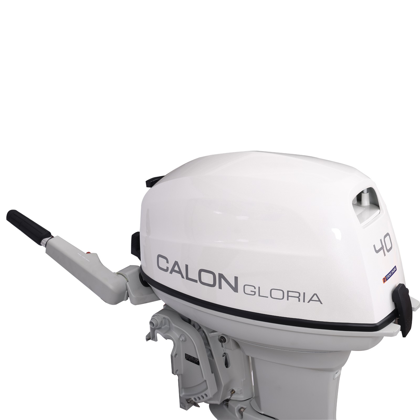 CALON T40BS 40HP 2-Stroke 17″ Short Shaft Tiller Manual Start FNR 24L Fuel Tank