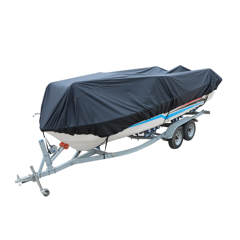 Trailerable Waterproof V-Hull Runabouts Boat Cover 11-13 14-16 17-19 20-22FT