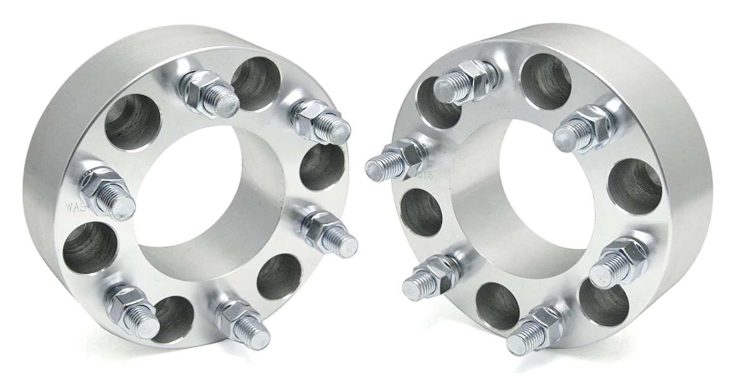 2x 6×5.5 Wheel Spacers Adapters 2″ Inch 7/16-20 Fits Chevy GMC 6 Lug K10 Blazer
