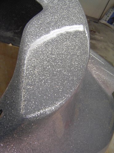 Silver Metal Flake 4 Oz .035 0.035 Boat Guitar Hot Rod Motorcycle Bike Casting