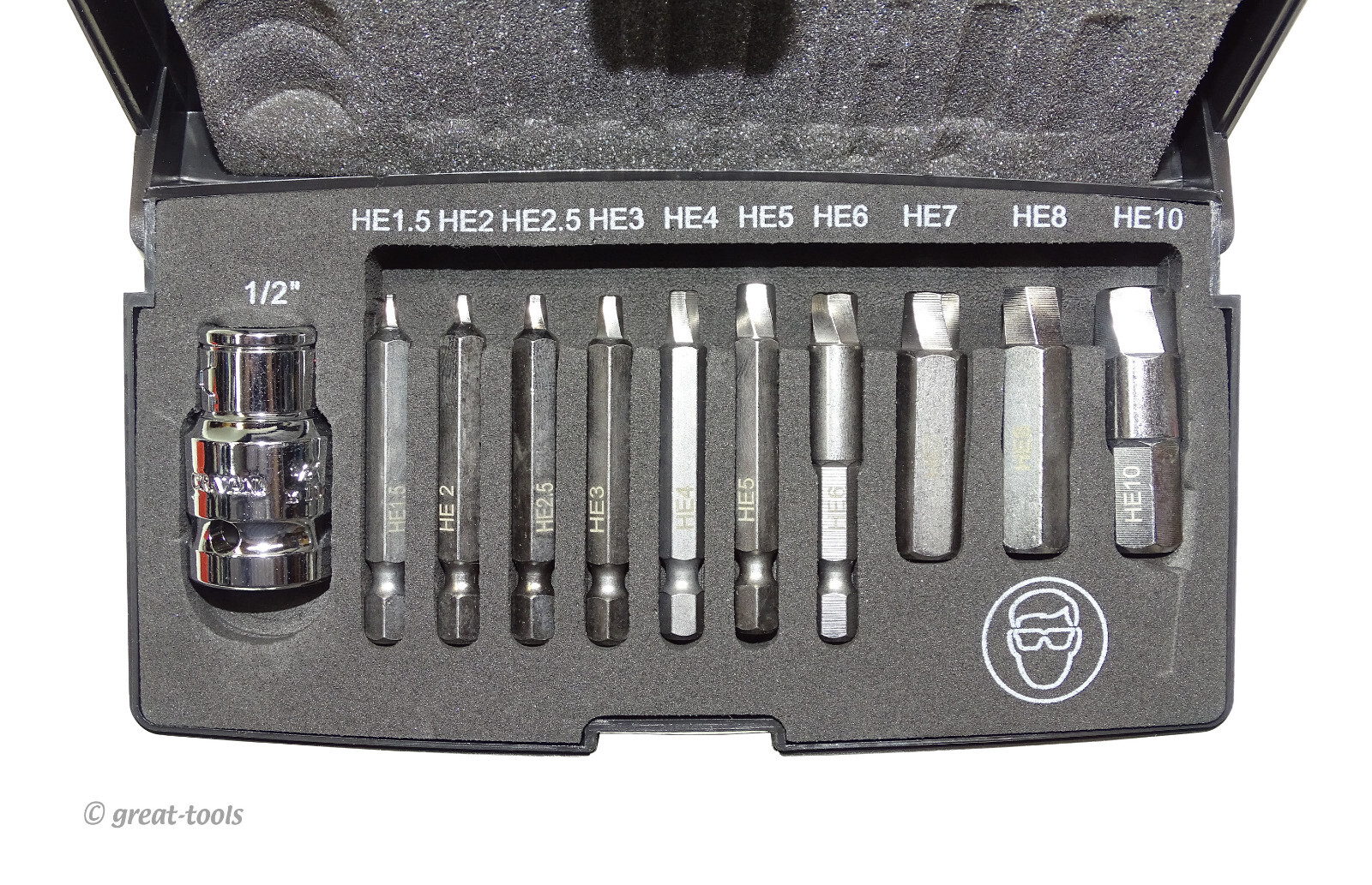 HEX SCREW EXTRACTOR SET – Allen head fastener remover tool – damage fasteners